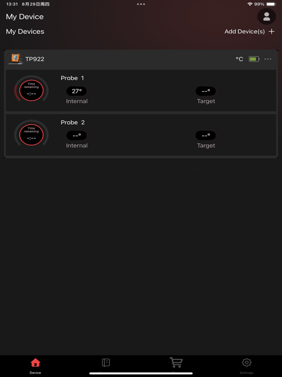 ThermoPro iPad screenshot 2 - Utilities app