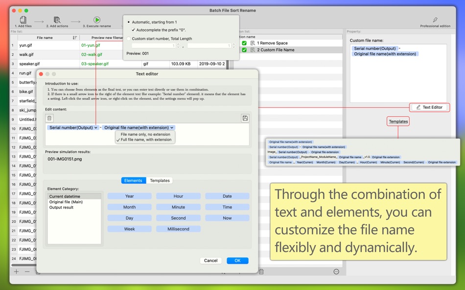 #5. Batch File Sort Rename (macOS) 来自: 军 龙