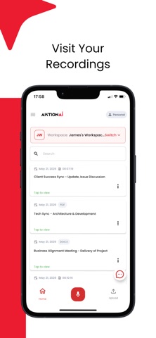 AktionAI screenshot