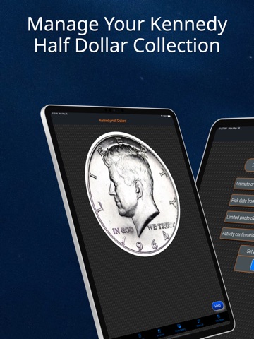 Kennedy Half Dollar iPad screenshot