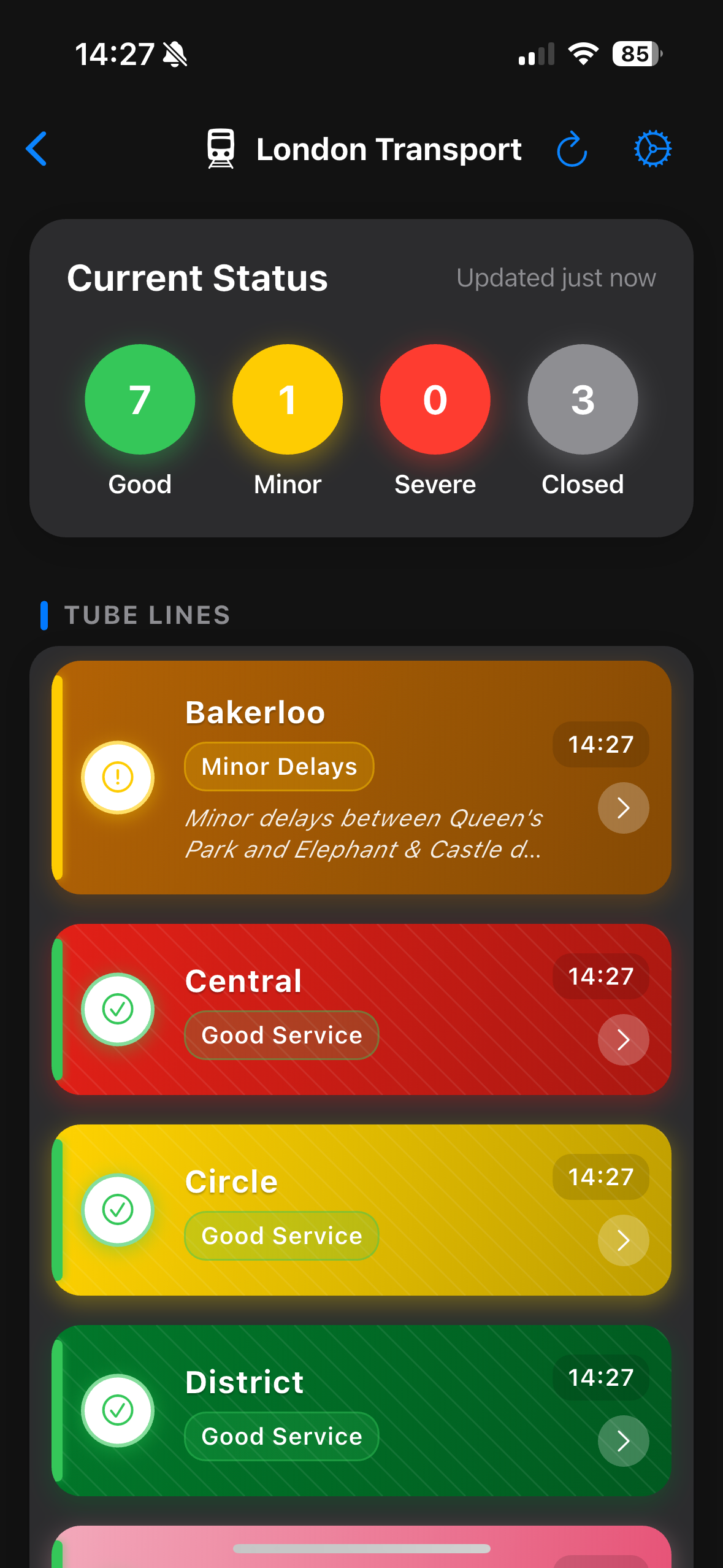 RailTracker screenshot 7