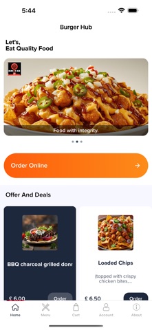 Burger Hub iPhone screenshot