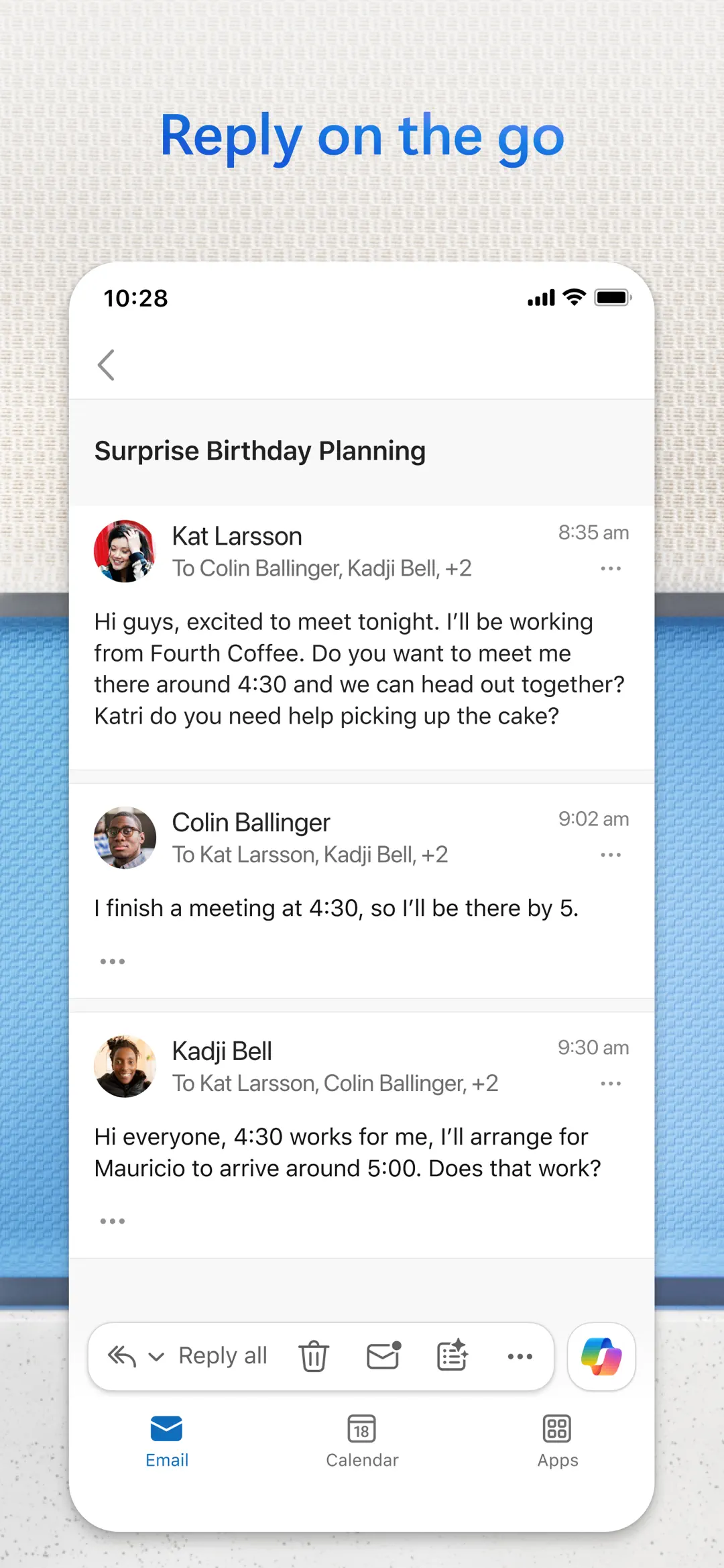 Microsoft Outlook iPhone screenshot 7