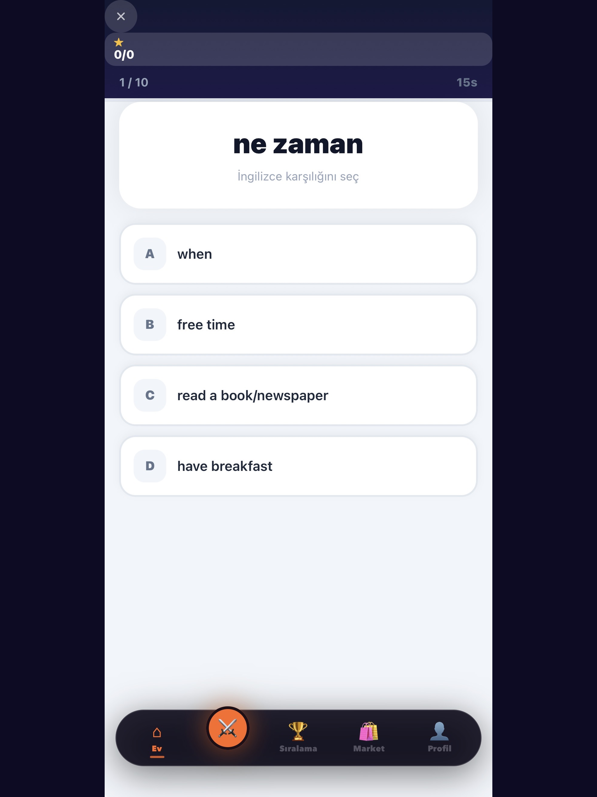 İngilizce Kelime Oyunu Okul screenshot 8