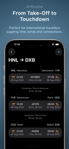 AirRoutine screenshot