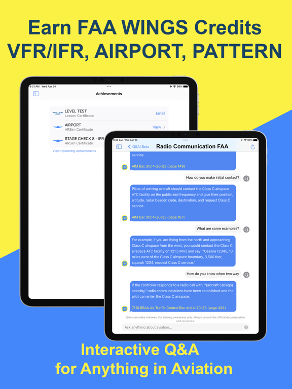 PlaneEnglish: ARSim iPad screenshot 7 - Education app