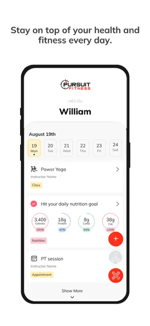 Pursuit Fitness WA screenshot 2