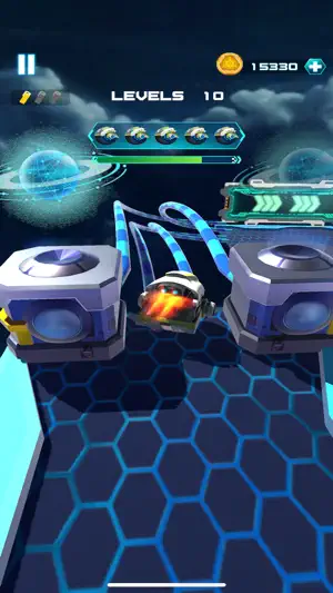 Space Rolling Balls Race screenshot 4