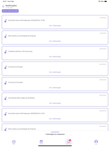 Arrumai iPad screenshot