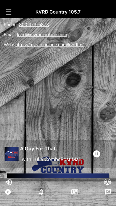 KVRD 105.7 iPhone screenshot 3 - Entertainment app