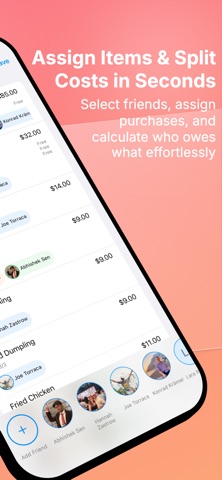 Tabify - AI Receipt Splitter Screenshot 2 of 5