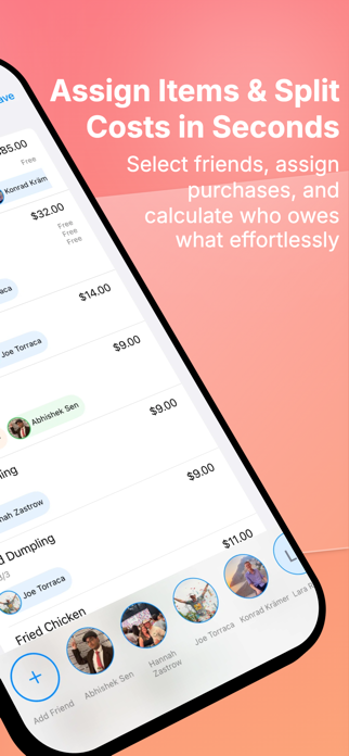 Tabify - AI Receipt Splitter Screenshot 2 of 5