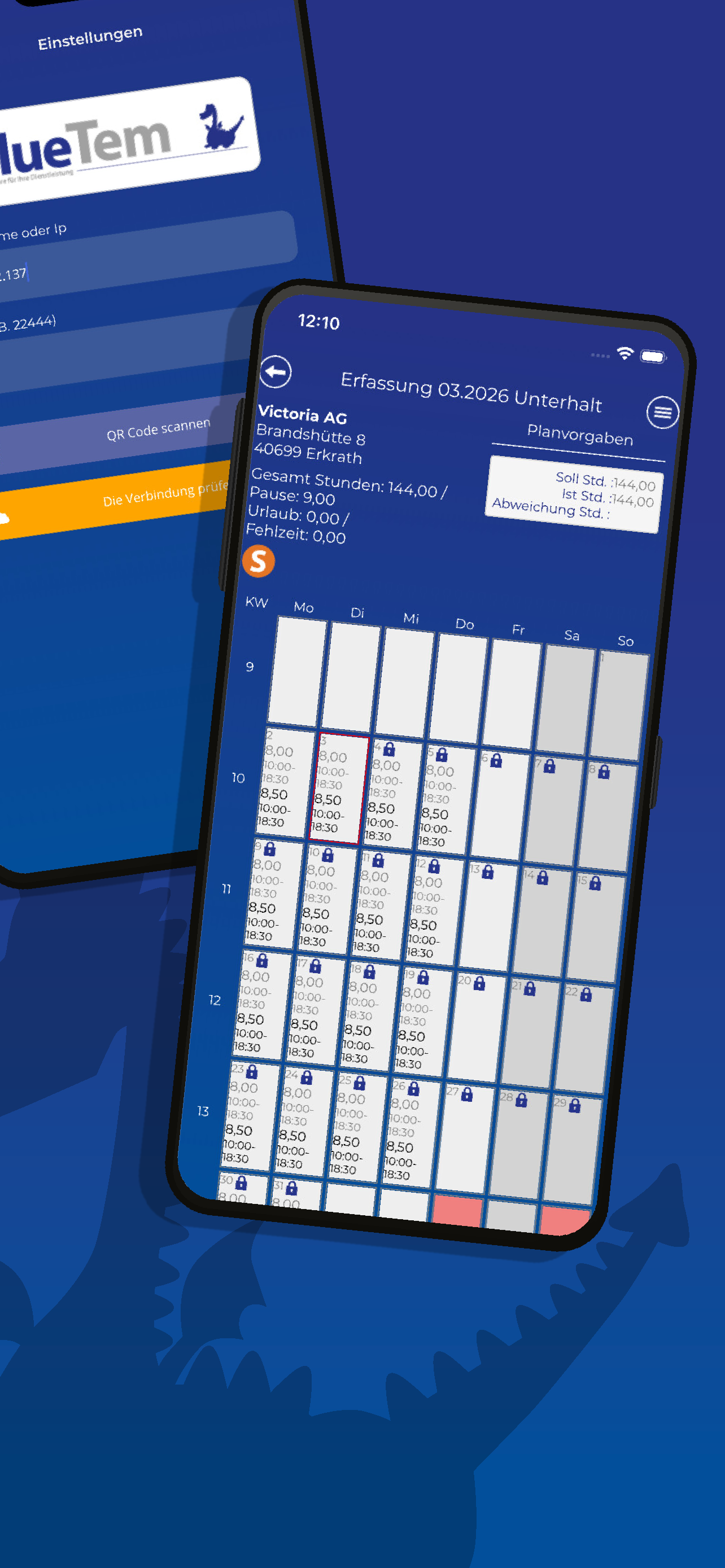 BlueTem - Personaldienstplan screenshot 3