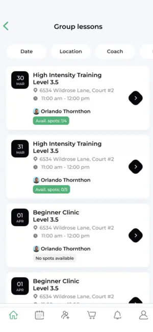 The Tennis Plan App screenshot 3