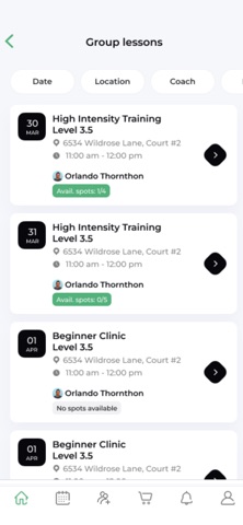 The Tennis Plan App Screenshot 3 of 3