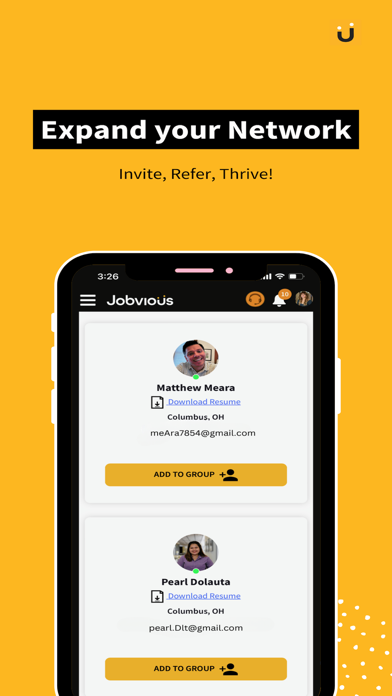 Jobvious iPhone screenshot 7 - Business app