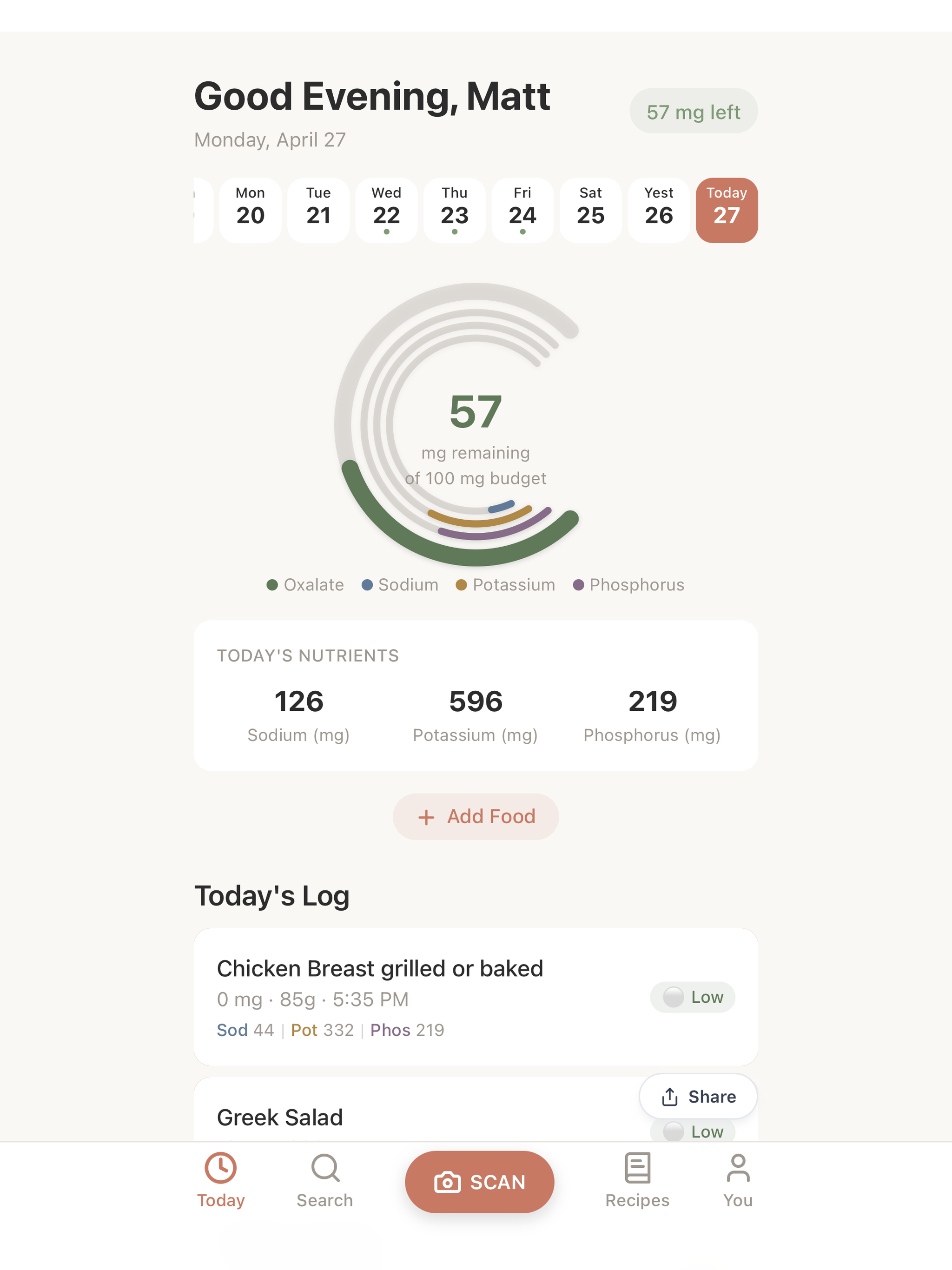 OxalateGuard: Oxalate Tracker