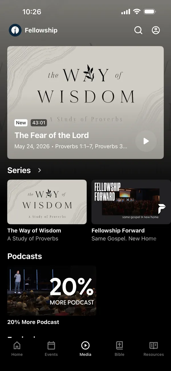 Screenshot #3 pour Fellowship. Bible. Church.