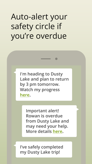 Screenshot #2 pour Cairn – Hiking Safety Tracker