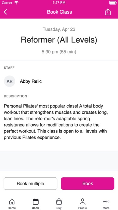 Personal Pilates Screenshot