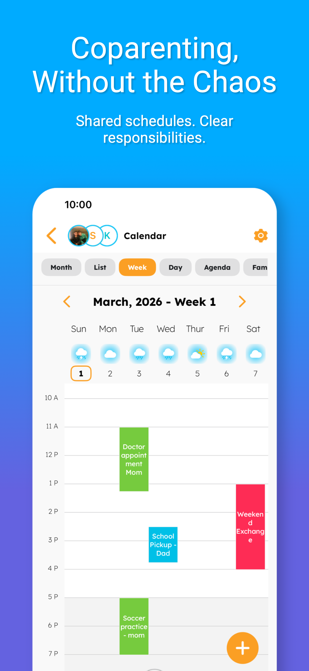 Family Calendar & Organizer