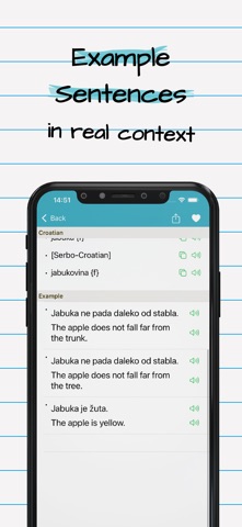 Croatian English Dictionary + iPhone screenshot
