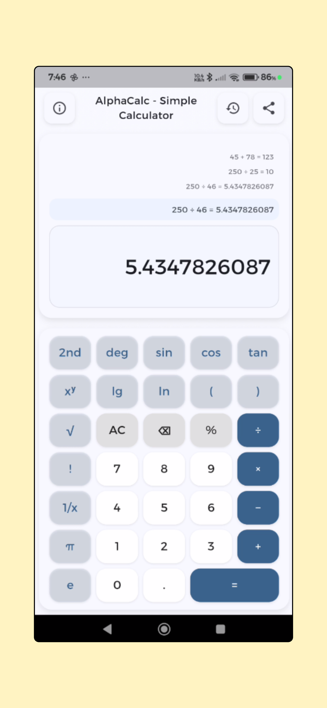 AlphaCalc - Simple Calculator screenshot 7