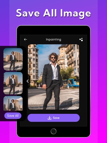AI Expand - AI Image Extender iPad screenshot