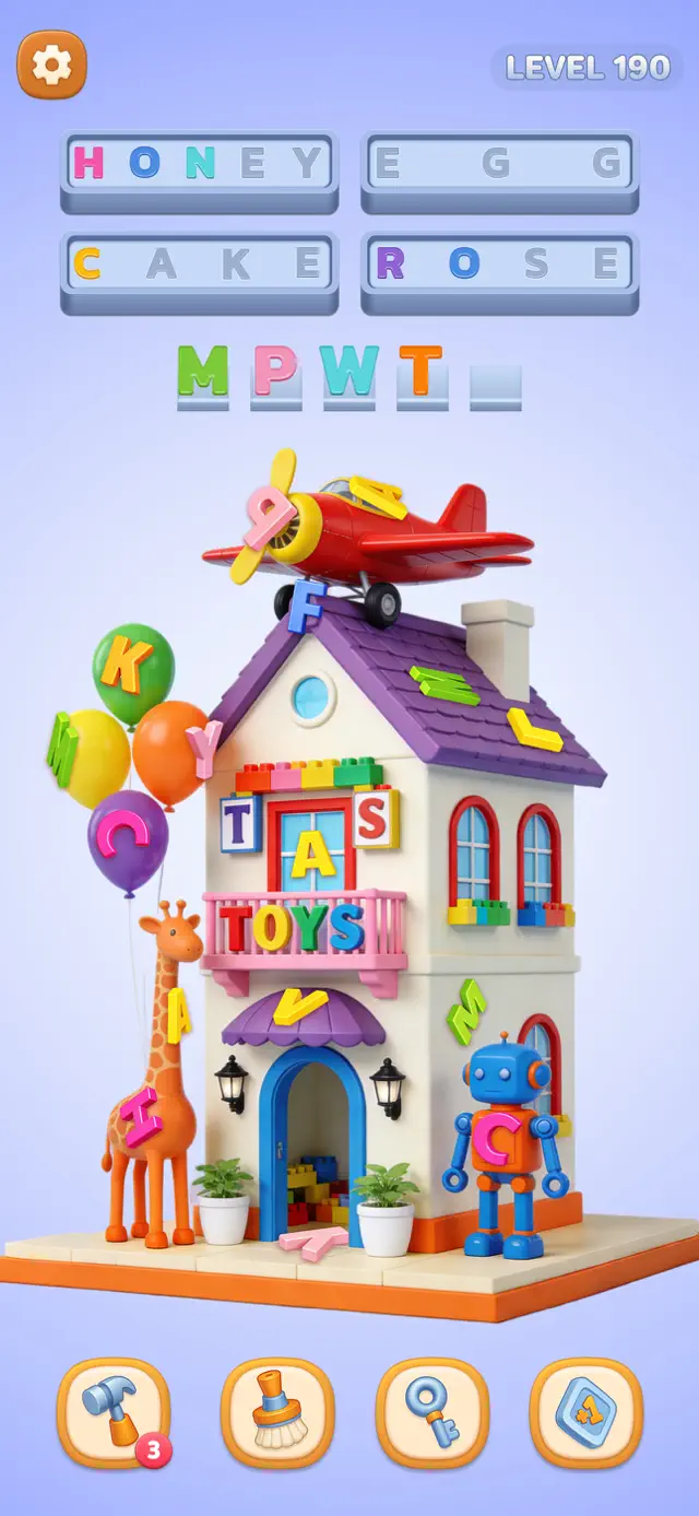 Word Screw - 3D Unscrew Bolts screenshot 2