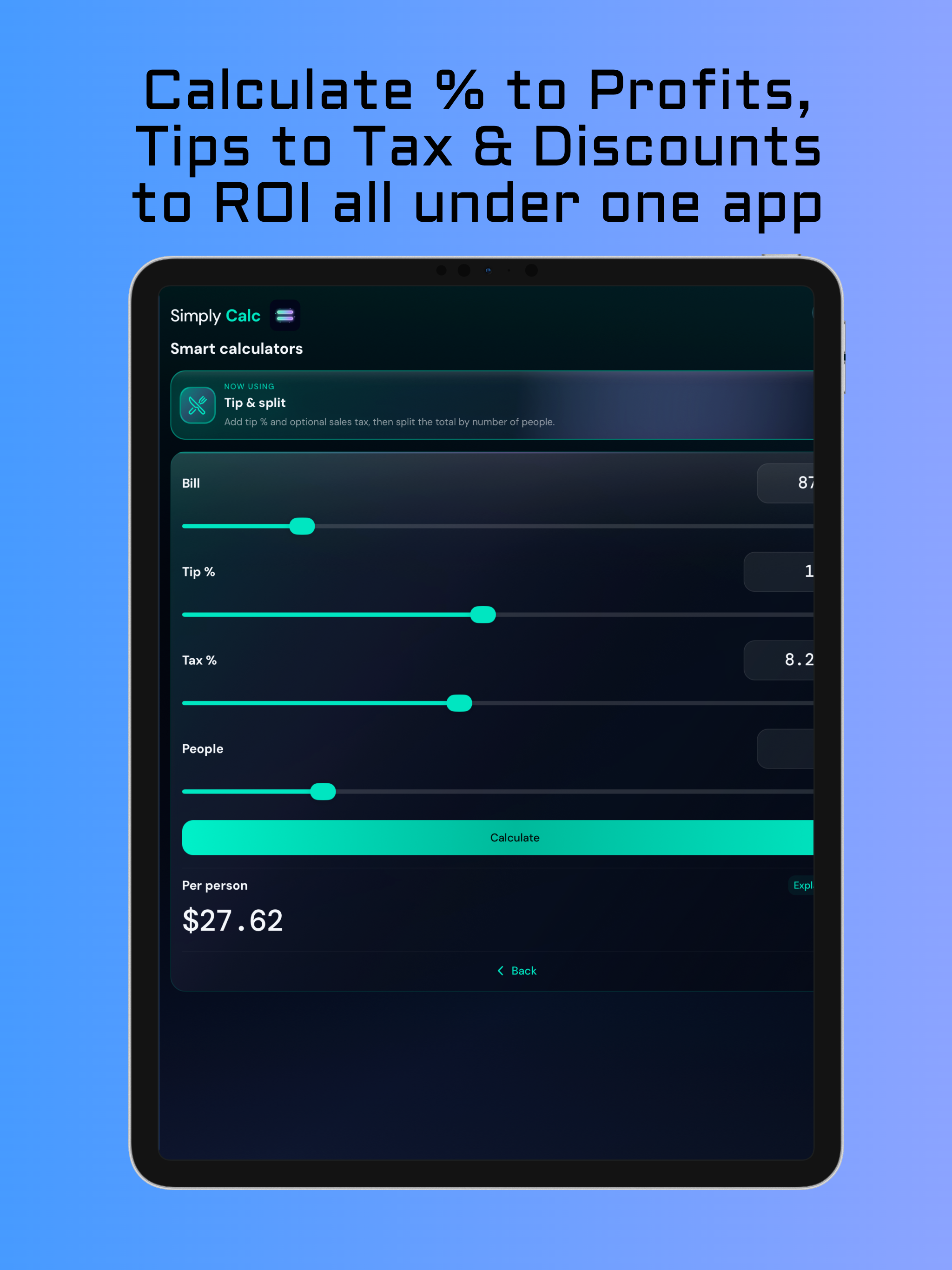 Simply Calc: Smart Calculators screenshot 10
