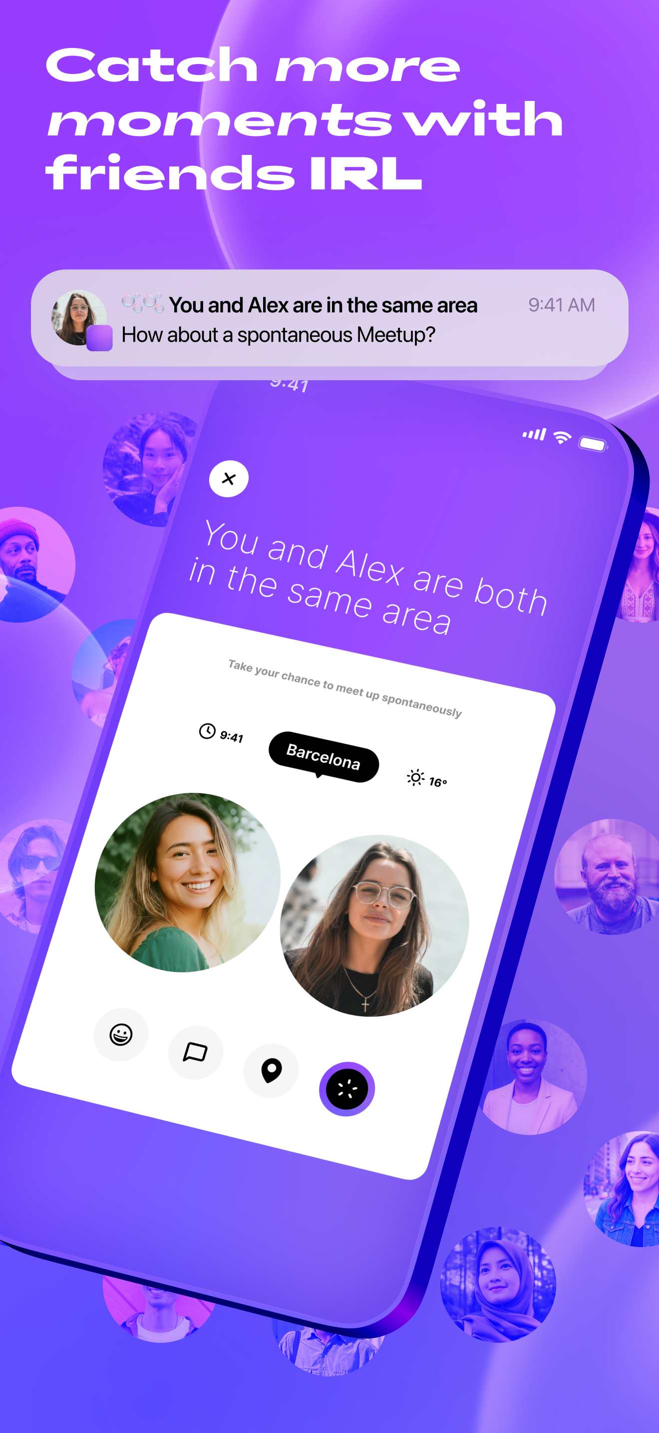 WhosClose—Meet friends IRL