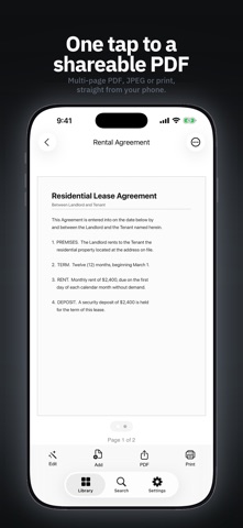 ScanOnce: PDF Doc Scanner Screenshot 2 of 5