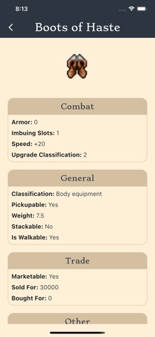 Tibian Almanac screenshot