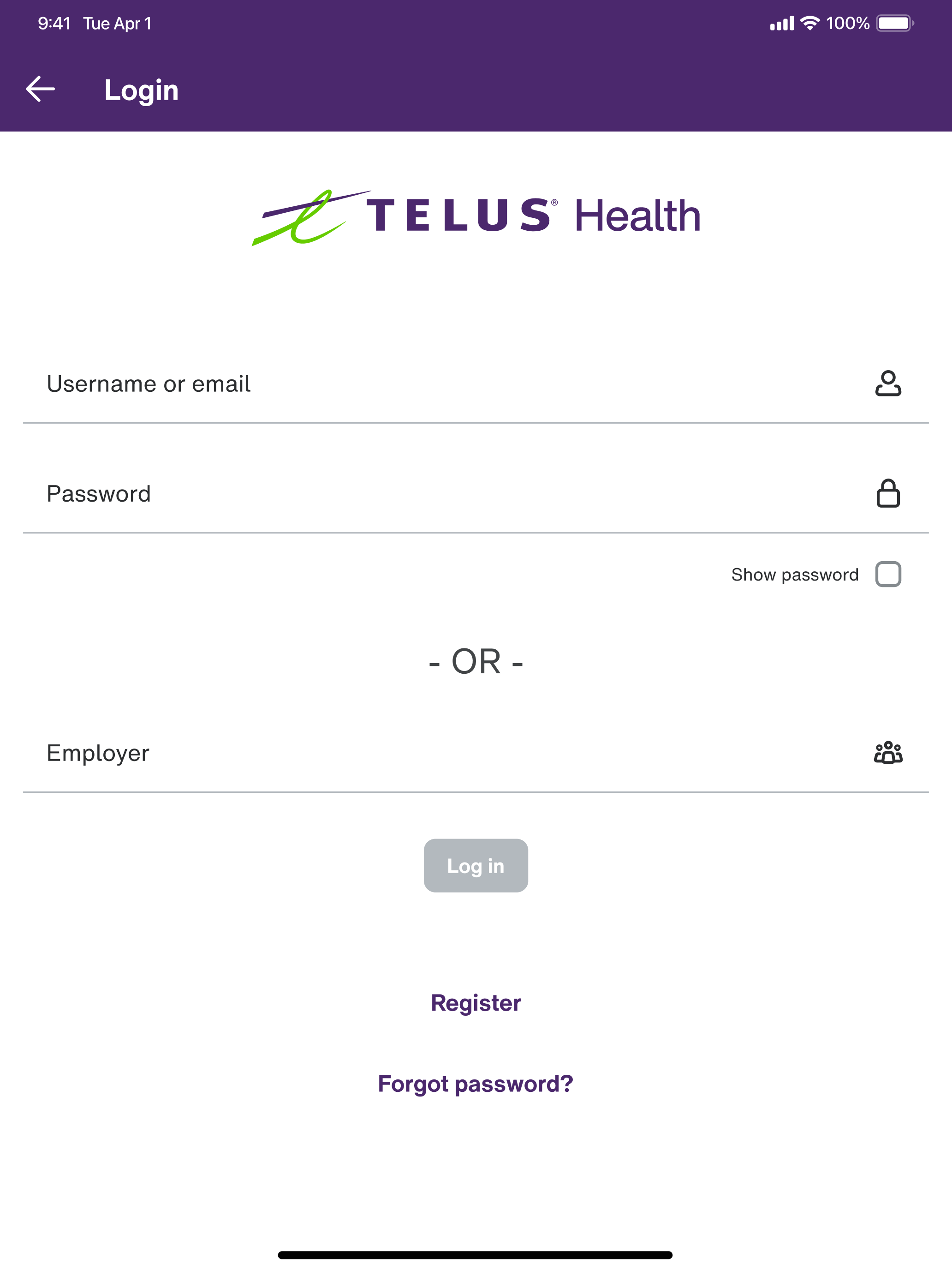 TELUS Health MemberAccess