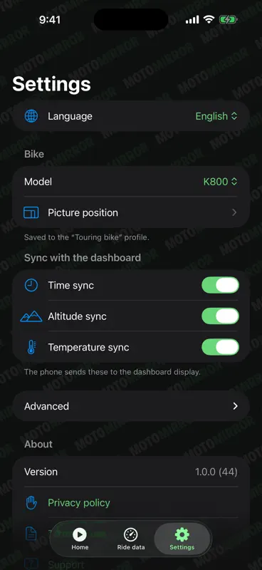 MotoMirror – Bike Dash screenshot 3 of 4