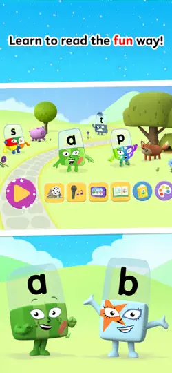 Captura de pantalla de Alphablocks World en iPhone 1