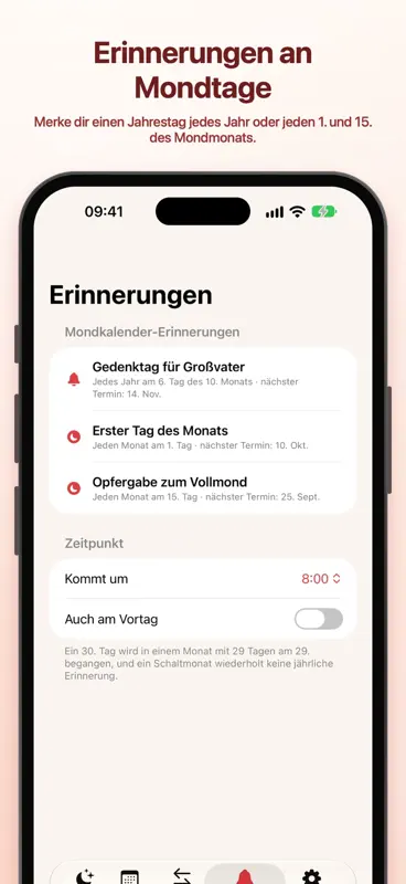 Lunarette: Mondkalender screenshot 4 of 5