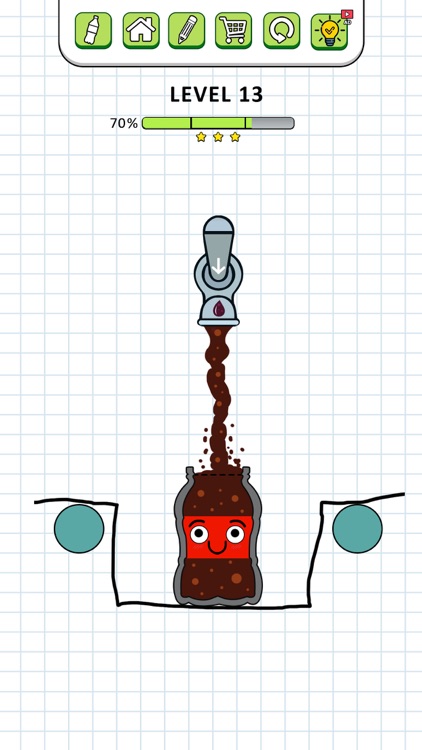 Fill The Bottle: Draw Line screenshot-3