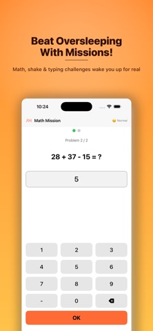 AlarmX - Mission & Sleep Alarm iPhone screenshot