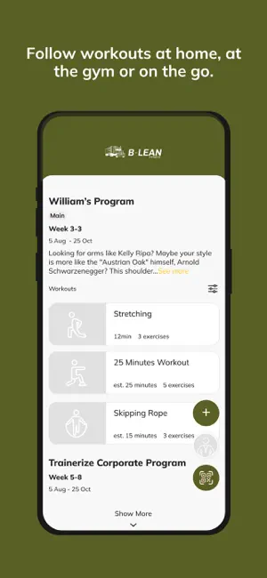 B-Lean Fitness screenshot 3