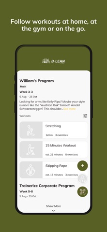 B-Lean Fitness Screenshot 3 of 6