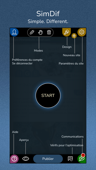 HelloTap - Appel, Mail, Local