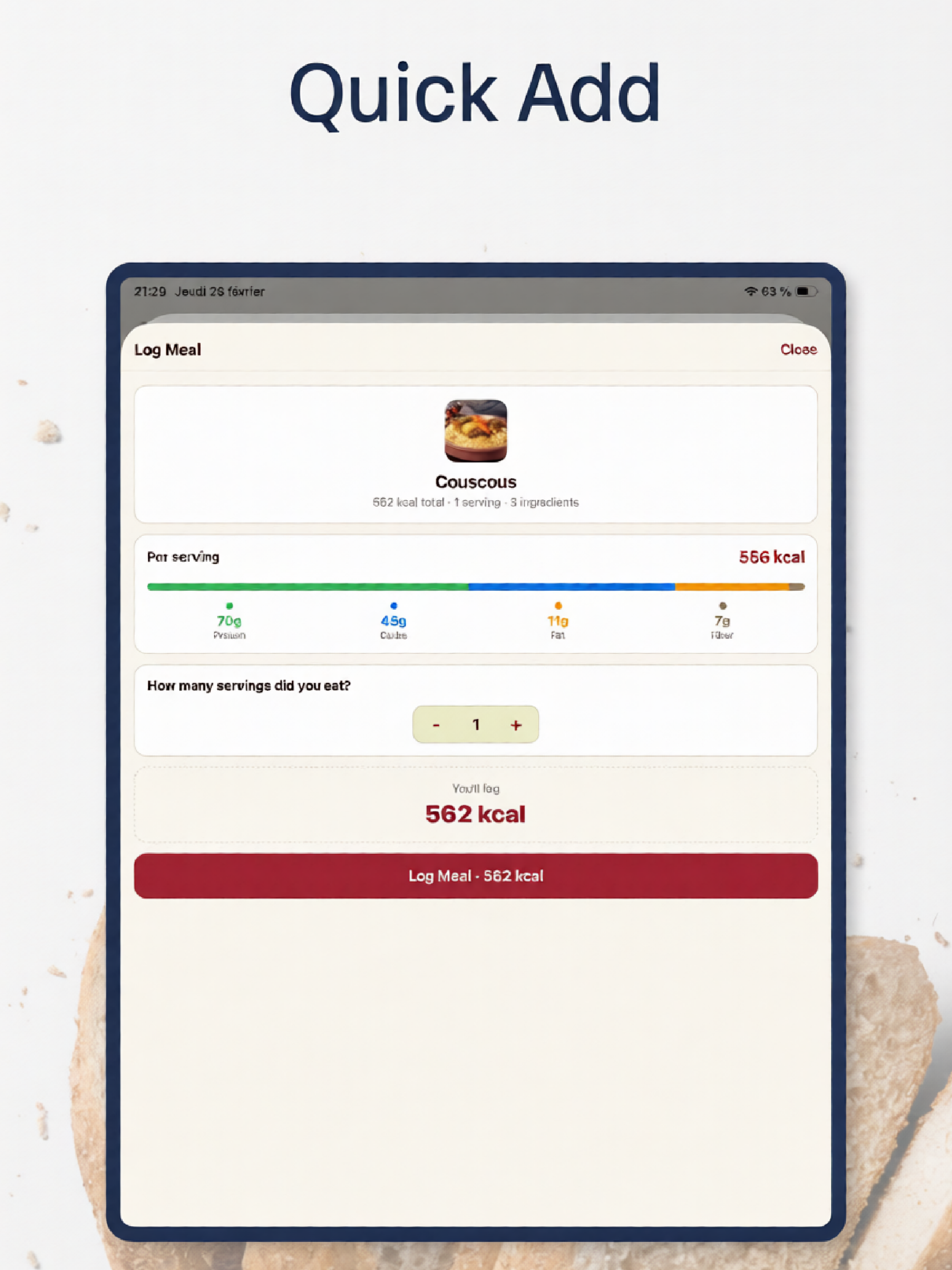 Calorie Counter - Easy & Fast