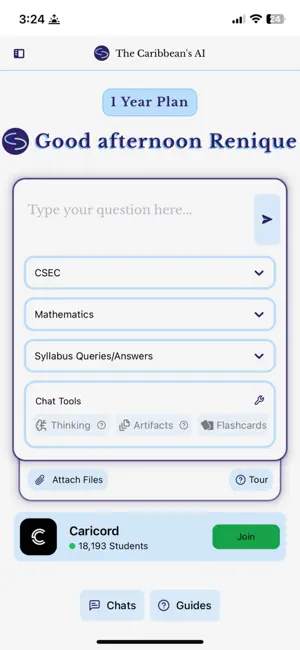 Caribbean AI - CSEC, CAPE, SEA screenshot 2