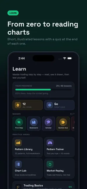 Learn Crypto Trading Simulator screenshot 2