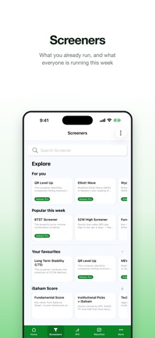 iSaham - Stock Screener screenshot