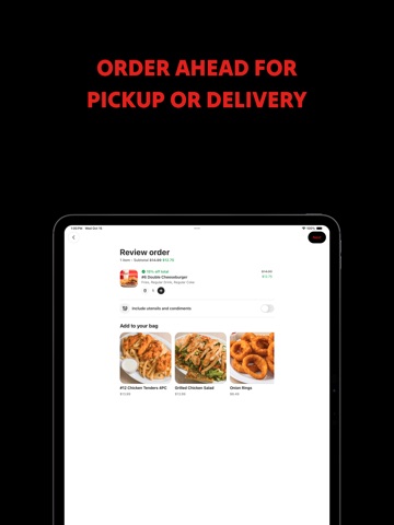 R Burgers iPad screenshot