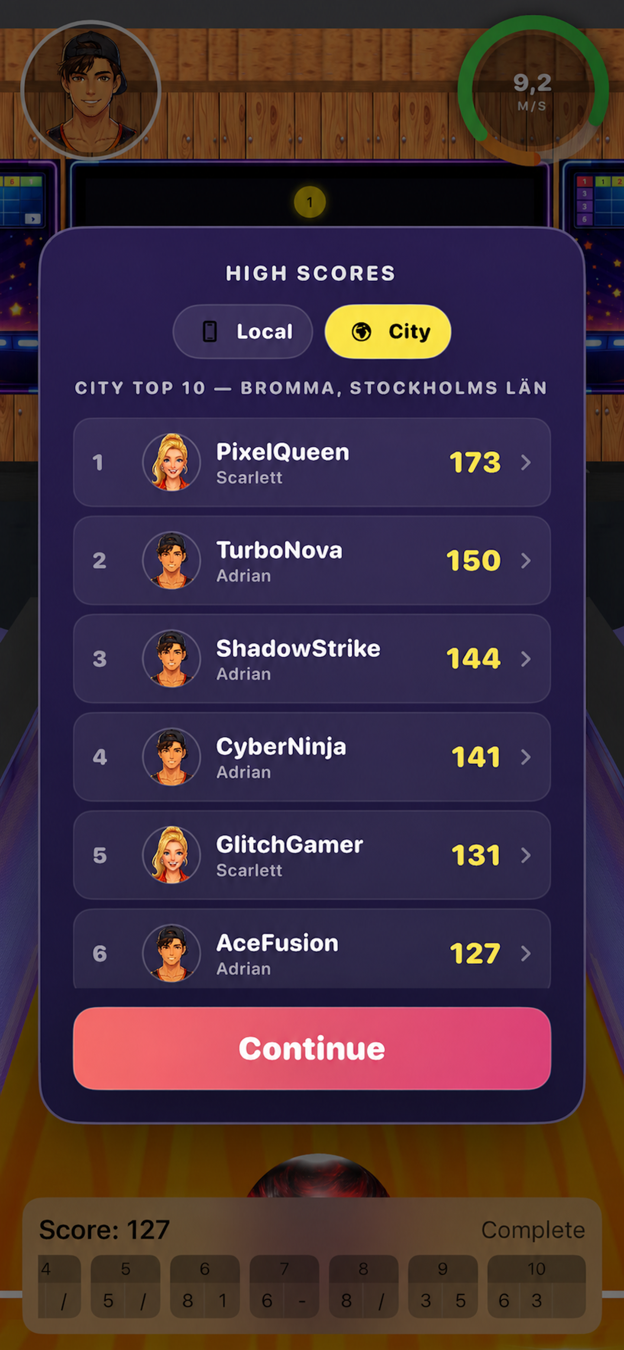 Bowling 300 screenshot 2