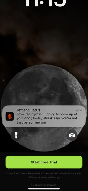 Grit and Focus: AI Buddy screenshot 1