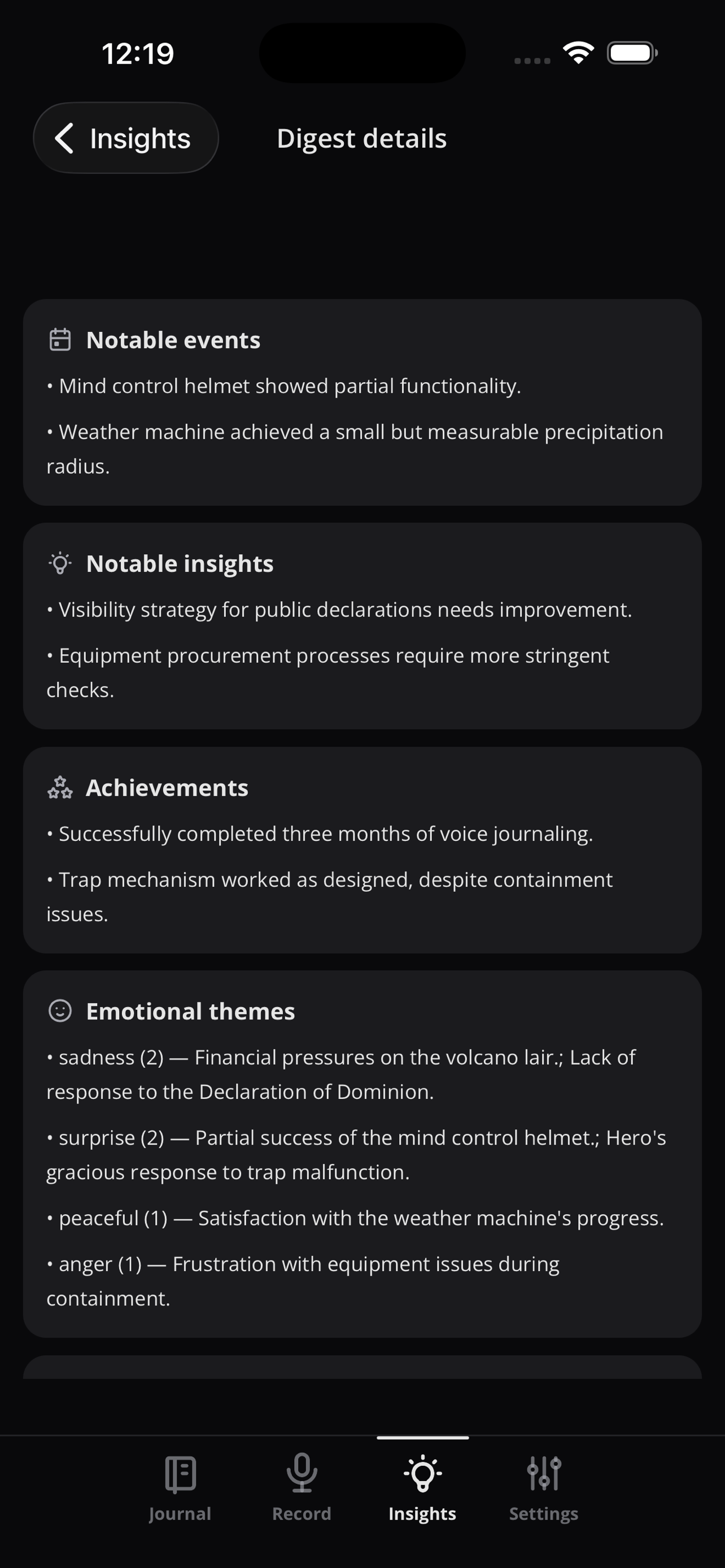 Voice2Journal